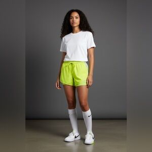 Nike Women's Bright‎ Yellow Athletic Shorts